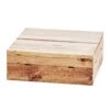 Cal-Mil 3628-4-99 Madera 12 X 12 X 4" Wood Crate Riser -CARLISLE SHOP 6060318