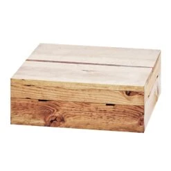 Cal-Mil 3628-4-99 Madera 12 X 12 X 4" Wood Crate Riser