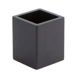 American Metalcraft WCBL4 Black Square 3.9 X 3.9 X 4.75" Box