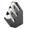 Cal-Mil 2048-3 Black 3-Section Cup / Lid Organizer