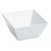 Cal-Mil SR261 White 2 Quart Square Melamine Bowl
