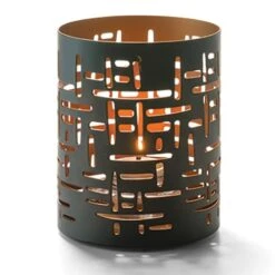 Hollowick 6017 Data Black / Gold 4" Lamp