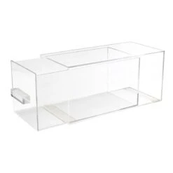 FOH BHO079CLT20 Clear 5.75 X 5.75 X 12.5 In Display Drawer With Handle