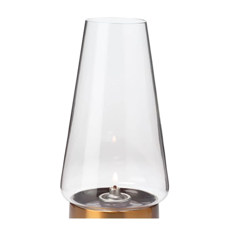 Hollowick 36C Clear 6.75" Tall Conical Glass Chimney 3 Hollowick 36C Clear 6.75" Tall Conical Glass Chimney