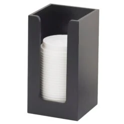 Cal-Mil 298-96 Midnight Bamboo 4.5" Lid / Napkin Organizer