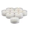 Hollowick TL5WPL-500 5 Hr Wax Tealight Candle W/ Clear Base - 500 / CS -CARLISLE SHOP 6064762