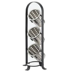 Cal-Mil 1583-13 Soho Black 3-Tier Cylinder Display