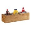 Cal-Mil 3837-3-99 Madera 3-Compartment Wood Action Station 1 Cal-Mil 3837-3-99 Madera 3-Compartment Wood Action Station -CARLISLE SHOP 6071544