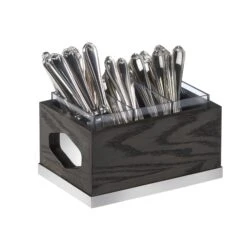 Cal-Mil 3811-87 Cinderwood 3-Section Flatware Display