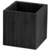 Cal-Mil C4X4-96 Midnight Bamboo 4" Jar -CARLISLE SHOP 6073109