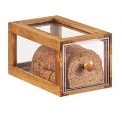 Cal-Mil 4200-1-99 Madera Pine / Acrylic Single Drawer Bread Display