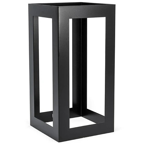 FOH BRI014BKI28 2-Pc. Matte Black 13" Metal Riser Set 3 FOH BRI014BKI28 2-Pc. Matte Black 13" Metal Riser Set