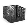 FOH BHO039BKS21 Dots 5.5" Black Napkin Holder - 4 / CS -CARLISLE SHOP 6074988