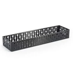 FOH BHO043BKS22 Dots 11" Black Stainless Steel Holder - 6 / CS