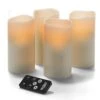 Hollowick HFWP36RT-A Ivory 3 X 6"H LED Wax Pillar Candle - 4 / CS -CARLISLE SHOP 6075212