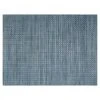 FOH XPM077DBV83 Indigo 16 X 12" Basketweave Placemat - Dozen -CARLISLE SHOP 6075285