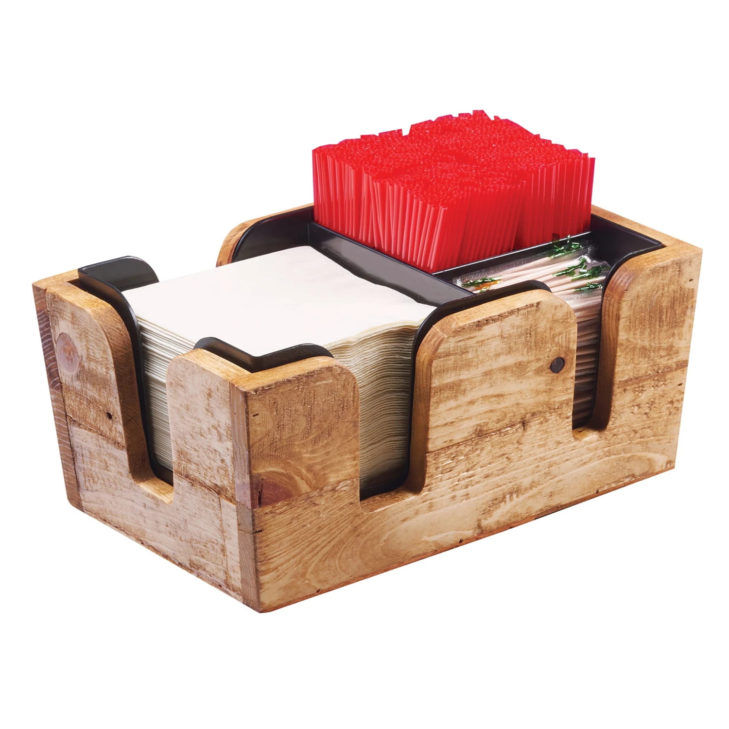 Cal-Mil 3499-99 Madera 3-Section 10.75 X 7" Bar Organizer 3 Cal-Mil 3499-99 Madera 3-Section 10.75 X 7" Bar Organizer