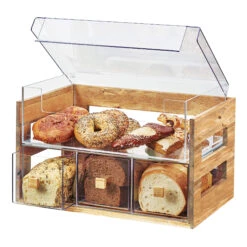 Cal-Mil 3624-99 Madera 2-Tier 20.25 X 12.75" Bread Case
