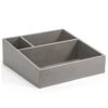 FOH RAH002GYB11 Smoke 8-1/4 In Square Coffee Accessory Holder - 4 / CS -CARLISLE SHOP 6077592