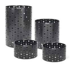 FOH BRI004BKI20 Dots Display Riser - 2 Sets Of 4 Pieces
