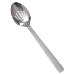 American Metalcraft SVHSS Hammered 13-1/4" Slotted Serving Spoon