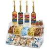 Cal-Mil 3643-10 Clear Plastic 10-Bin Condiment Holder -CARLISLE SHOP 6079361