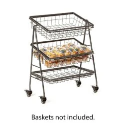 G.E.T. IR-2010-MG Urban Renewal 3-Tier Mobile Display Stand