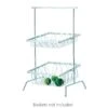 G.E.T. IR-706C POP Chrome 12 X 12" 2-Tier Display Stand -CARLISLE SHOP 6080095