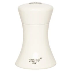 Fletchers Mill SIE04SS24 White Sierra 4" Salt Mill