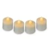 Sterno Products 60320 Amber 1.75" Flameless Tealight Candle - 4 / PK