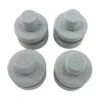 Robot Coupe 39833 Gray Replacement Feet For J100 Ultra - 4 / ST -CARLISLE SHOP 6083204