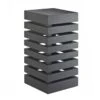 Cal-Mil 3331-96 Midnight Bamboo 9" X 9" X 18" Crate Riser 2 Cal-Mil 3331-96 Midnight Bamboo 9" X 9" X 18" Crate Riser -CARLISLE SHOP 6085629