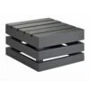Cal-Mil 3332-7-96 Midnight Bamboo 12" X 12" X 7" Crate Riser -CARLISLE SHOP 6090290
