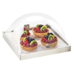 Cal-Mil 3329-12-55 Square Cold Sampler Display With Flip Lid