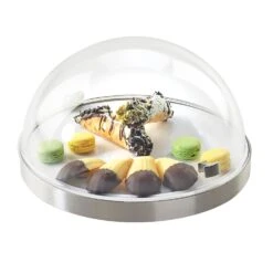 Cal-Mil 3328-12-55 Round Cold Sampler Display With Flip Lid