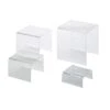 American Metalcraft CRS1 4-Pc Square Acrylic Riser Set -CARLISLE SHOP 6092626