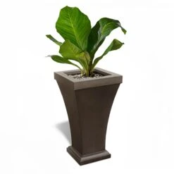Mayne Mailpost 5864-ES Espresso Tall Bordeaux Planter