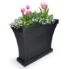 Mayne Mailpost 8890-B Black Bordeaux Trough Planter -CARLISLE SHOP 6092822