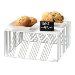 Cal-Mil 432-6-15 White Portland 12" X 6"H Square Riser