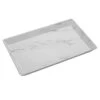 American Metalcraft MWMEL23 White Marble Melamine 18" Platter -CARLISLE SHOP 6093513