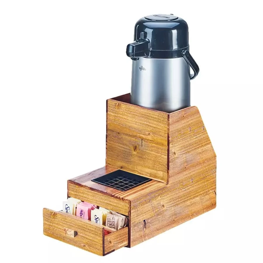 Cal-Mil 3623-99 Madera 13" X 7.875" X 11.25" Airpot Stand 3 Cal-Mil 3623-99 Madera 13" X 7.875" X 11.25" Airpot Stand