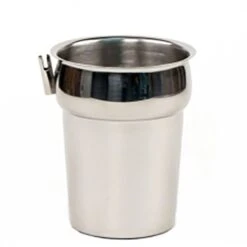 D.W. Haber DW02SINSHSS S/S Hinged 2 Quart Marmite Insert Pan