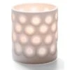 Hollowick 6207D Botique White Dots 2.875"Dia X 3.125"H Votive -CARLISLE SHOP 6096070