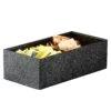 Cal-Mil 22038-59-13 Black 2-Section Holder To-Go Condiment Holder -CARLISLE SHOP 6096924