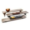 D.W Haber DWRISERS3WDAG 3- Pc. Ash Gray Teak 23" X 6" Riser Set -CARLISLE SHOP 6097109