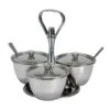 Winco RS-3 S/S (3) 8 Ounce Compartment Relish Server -CARLISLE SHOP 6097318