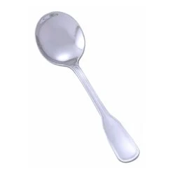 Winco 0033-04 Oxford Extra Heavy Weight 6" Bouillon Spoon - Dozen