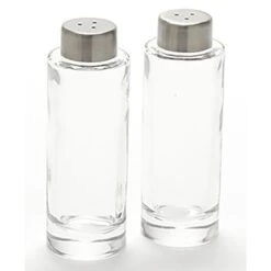 American Metalcraft GSPC Vintage 2 Ounce Glass Salt/Pepper Shaker Set