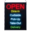 Winco LED-20 All-In-One "Open" 19" X 24" LED Sign -CARLISLE SHOP 6098451