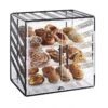 Cal-Mil 4112-13 Portland 3 Tier Black Bakery Display Case -CARLISLE SHOP 6098461